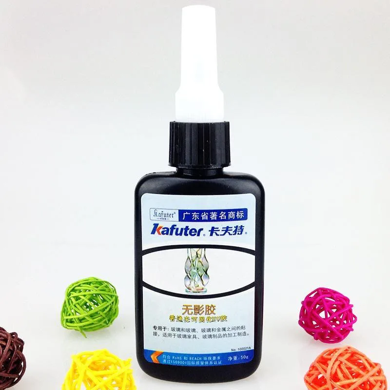 Kafuter K306 UV Shadowless Glue | 10ml/50ml High Transparency Adhesive for Glass, Crystal & Acrylic | Strong Bonding & No Trace