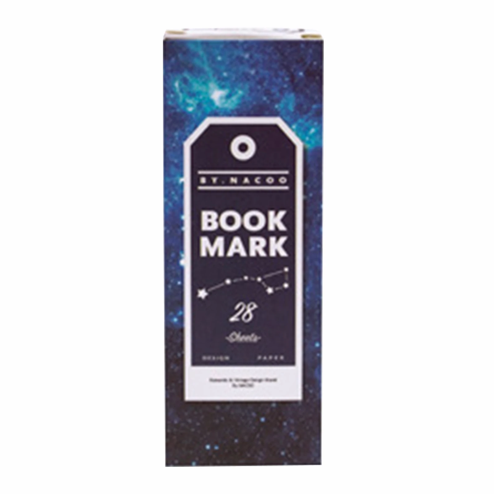 50pcs Universal Note For Students Retro Bookmark Gift Office School Delicate Stationery Tab Books Fruit Printed Starry Sky