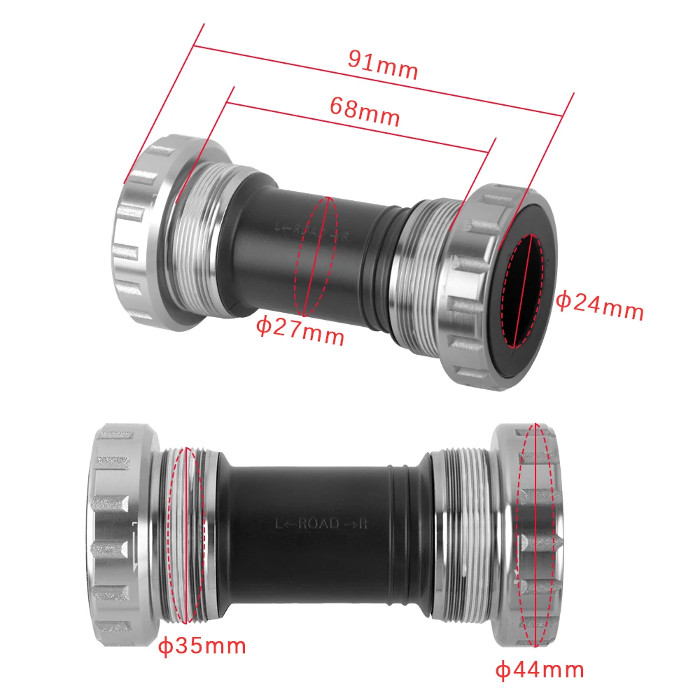 Prowheel Rennrad-Kurbelgarnitur 170 172,5mm Fahrradkurbel Schmal-Breit-Kettenblatt 36T-60T Krone 8 9 10 11 12 Gang für Shimano Teile – Detail 7