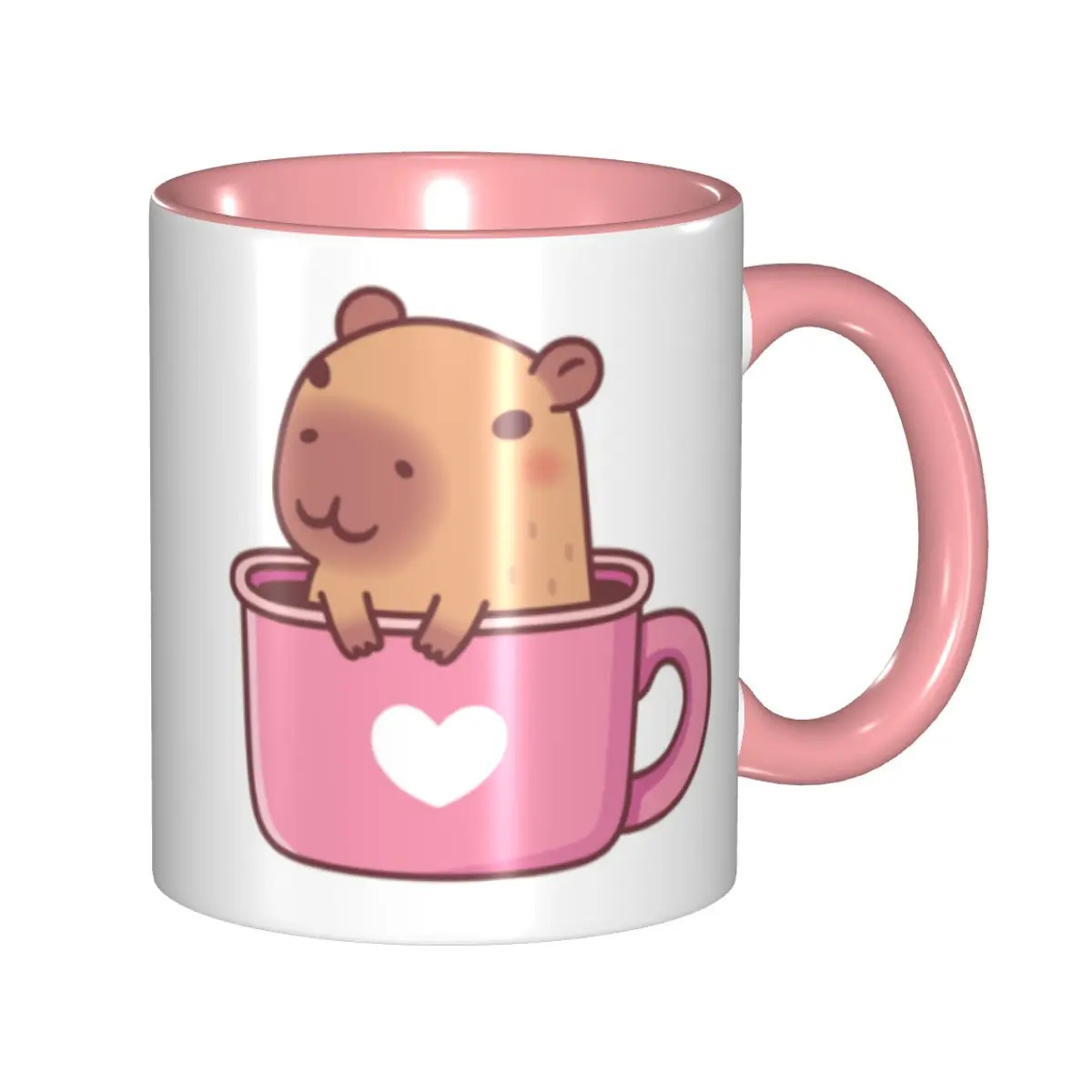 

Customized Cute Capybara In A Mug Coffee Mugs DIY Ceramic Milk Tea Cups
