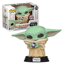 FUNKO POP Yoda Baby THE CHILD #368 #370 # 378 #379 with Pendant 398# Vinyl Figure Dolls Toys Action Figure Toy