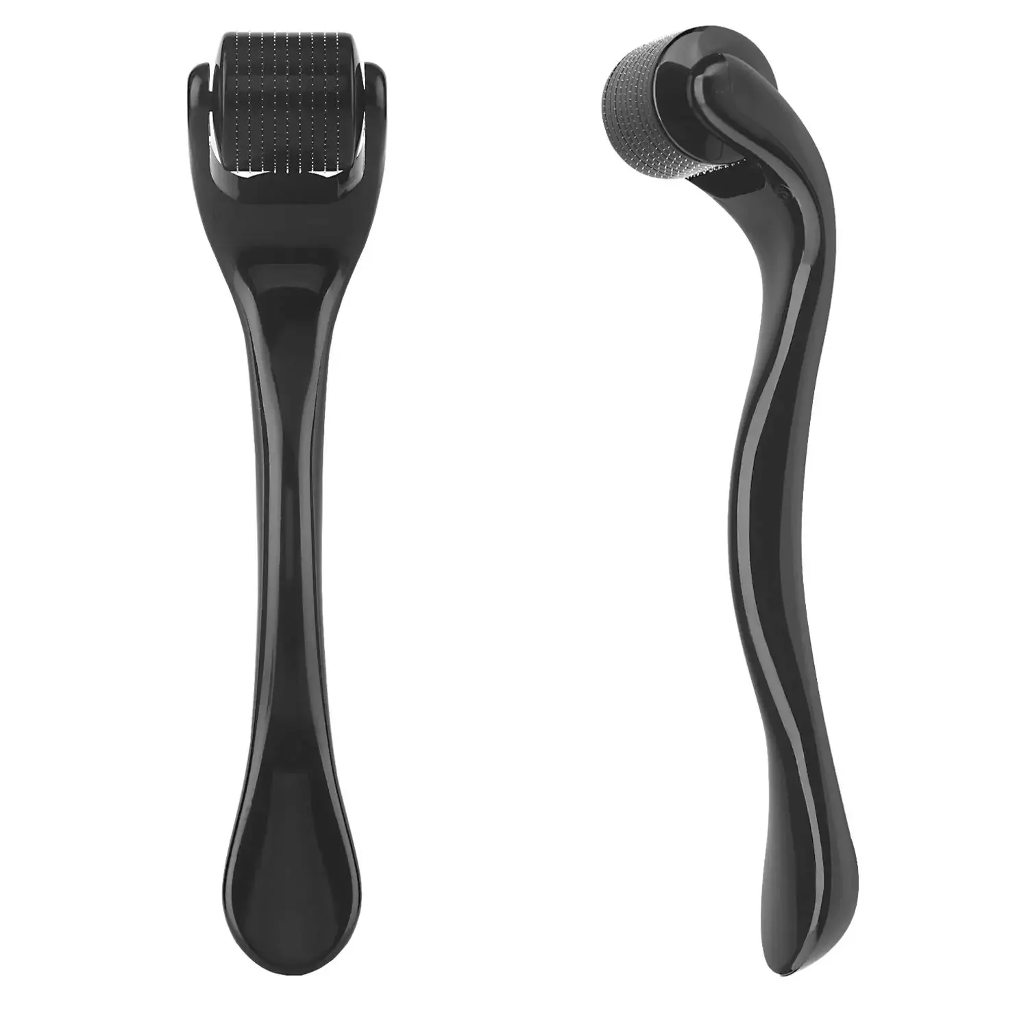 

New Black 540 Needles for Facial Body Hair Growth Derma Roller for Skin Beard 0.2mm 0.25mm 0.3mm Needle Micro Face Roll Tool