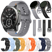 22mm Silicone Strap for Zeblaze Ares 3 Pro Smart Wriststrap Replacement Bracelet for Vibe 7 Pro/Lite Watchband Watch Accessories