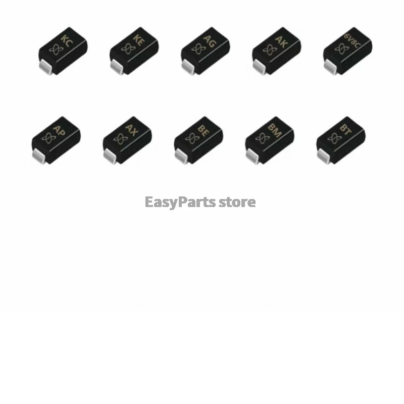 20pcs/Lot SMBJ5.0CA 15CA 33CA 150CA 220CA 250CA 300CA SMD TVS Diode TVS transient suppression diode Transient Voltage Suppressor