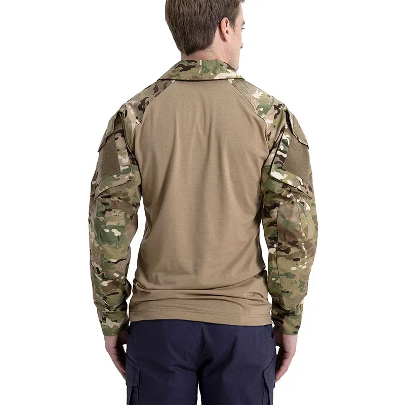 Taktische T-Shirts Airsoft Tactic Army Combat Shirts Paintball Jagdkleidung Atmungsaktiv – Detail 4