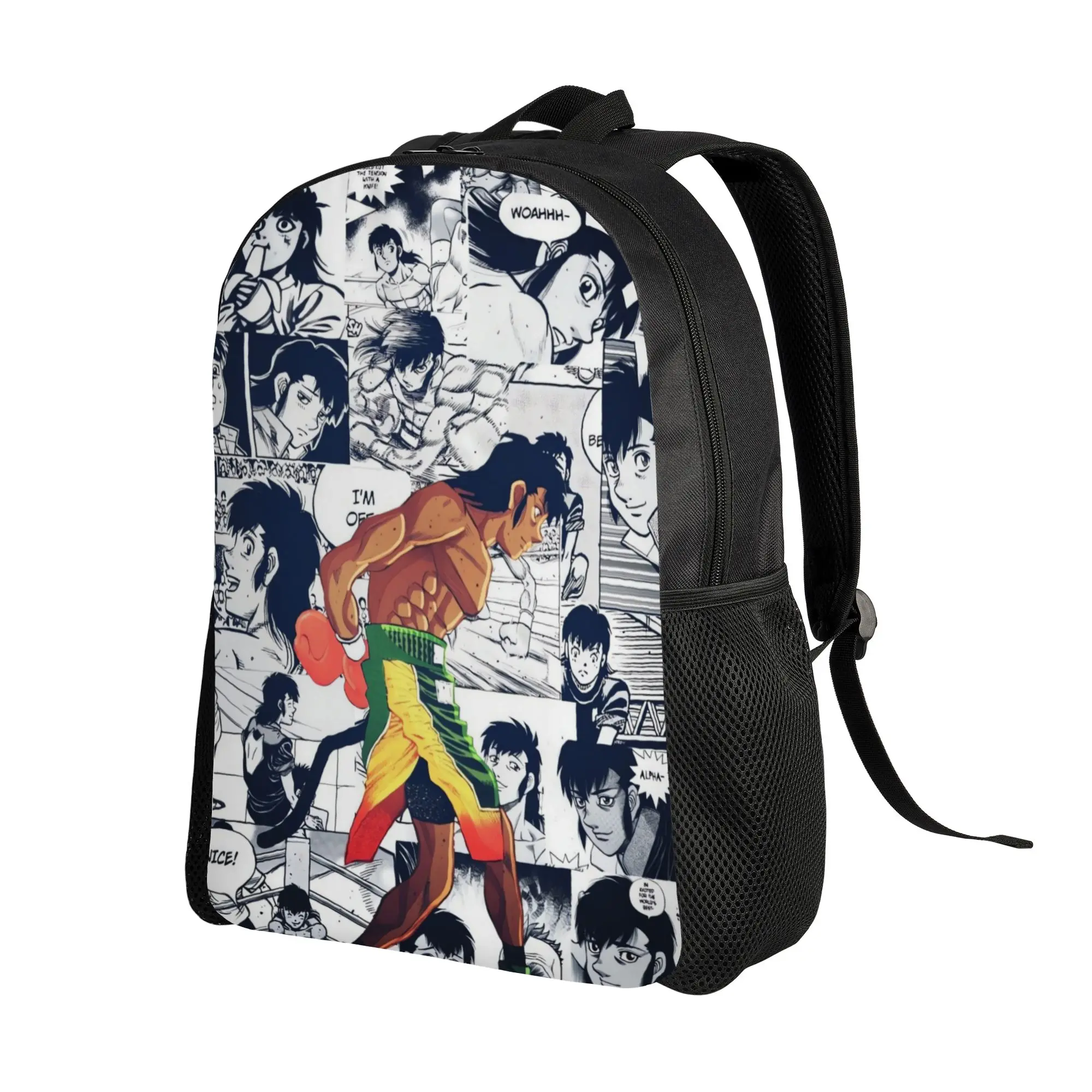 Hajime No Ippo Kamogawa Boxing Gym Backpack  Hiking Backpacks Women Men Custom Print High School Bags Leisure Rucksack