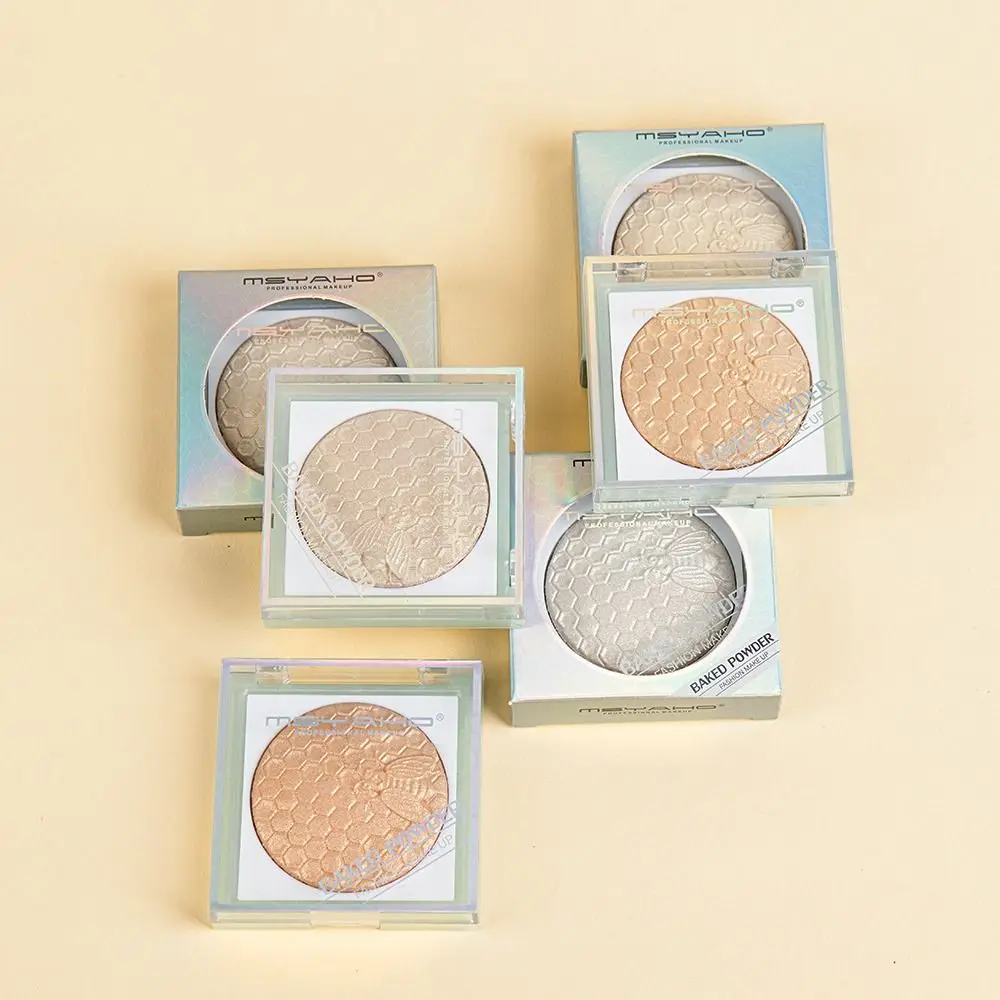 

Glitter Shining Eyeshadow Palette Illuminator Eyes Makeup Highlighter Powder Facial Contour Portable Glitter Highlighter