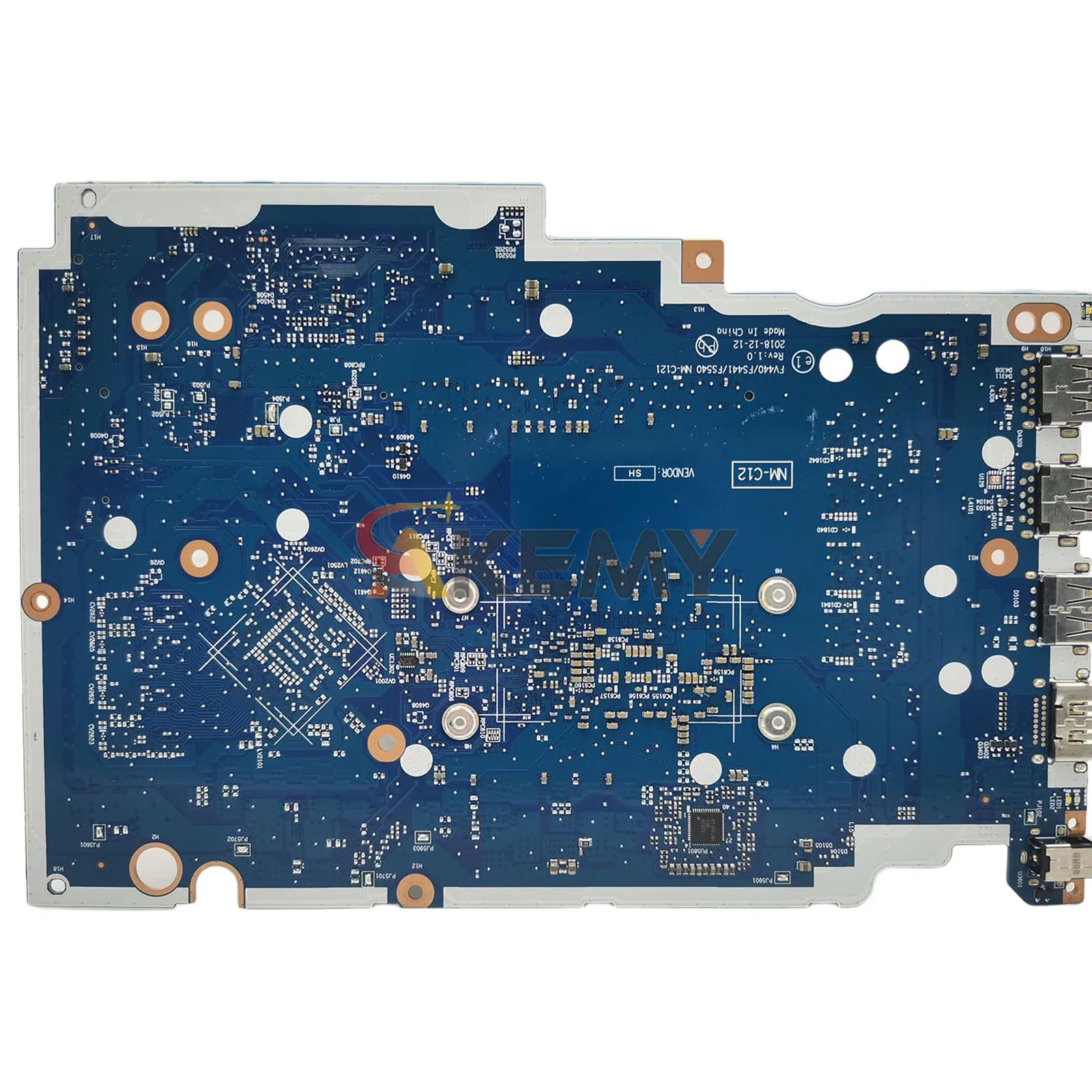 NM-C121 untuk Lenovo Ideapad S145-15IWL V15-IWL Motherboard Laptop dengan I3 I5 I7 Generasi Ke-8 UMA 100% Sepenuhnya Diuji