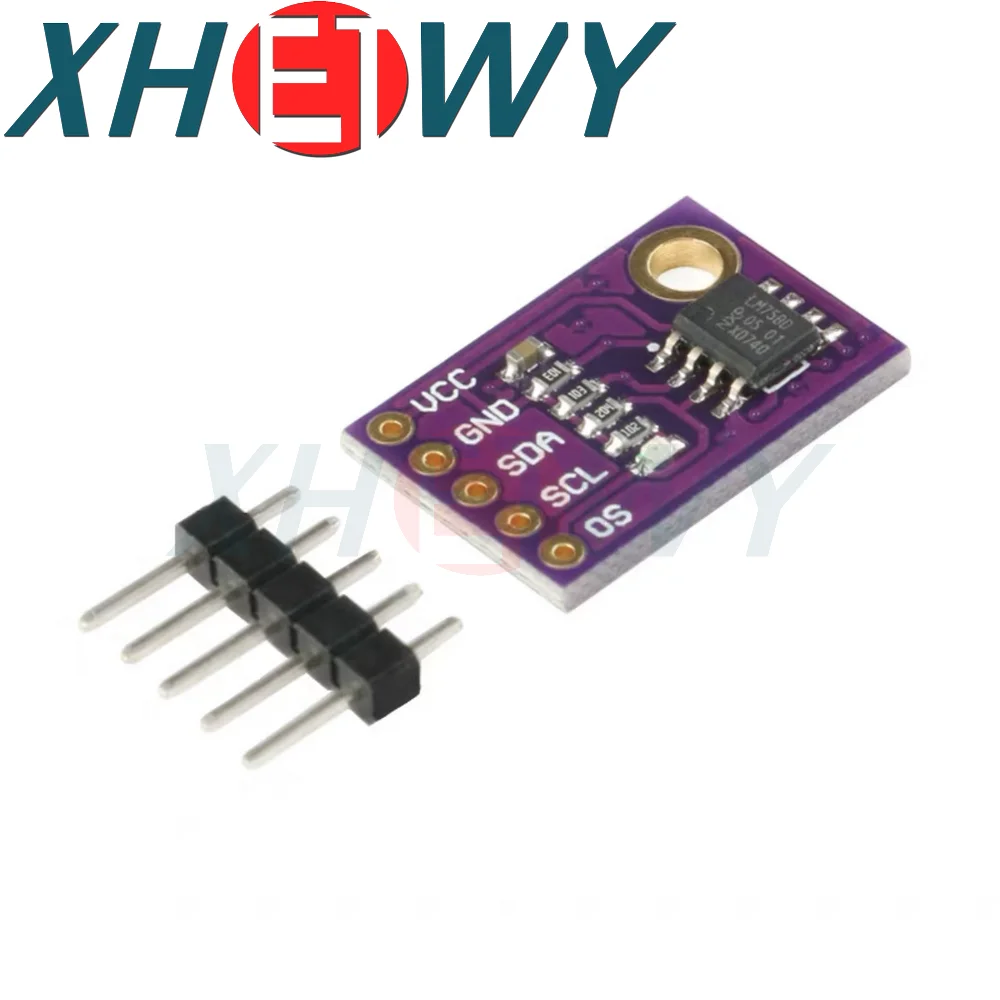 LM75 온도 센서, 고속 I2C 인터페이스, 고정밀 개발 보드 모듈, LM75A