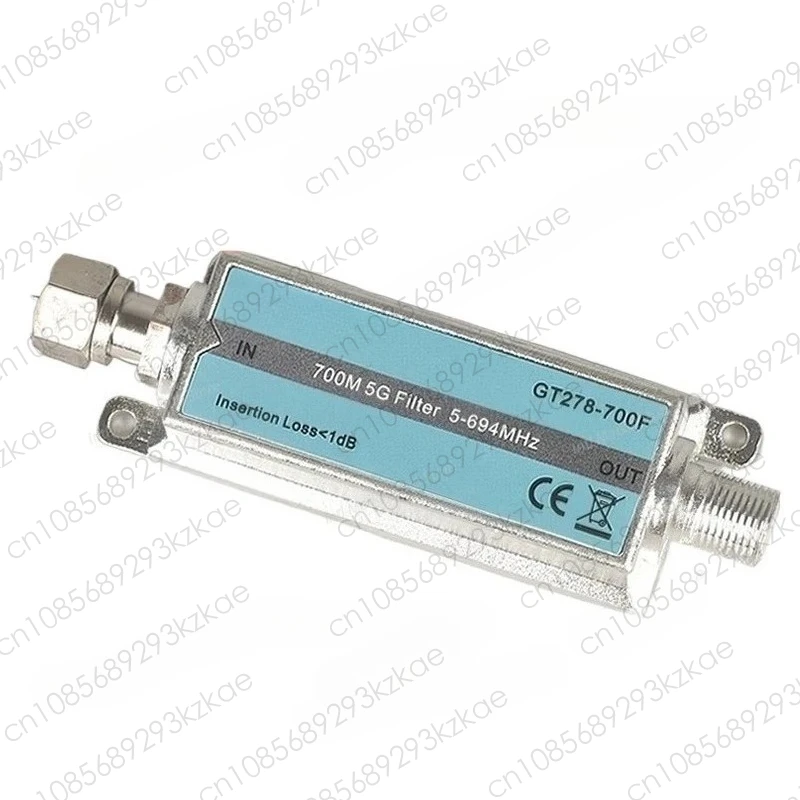 

Цифровой фильтр для ТВ UHF/DTT с защитой от 5G, режекторный фильтр, фильтр нижних частот GT278-700F 5-694 МГц