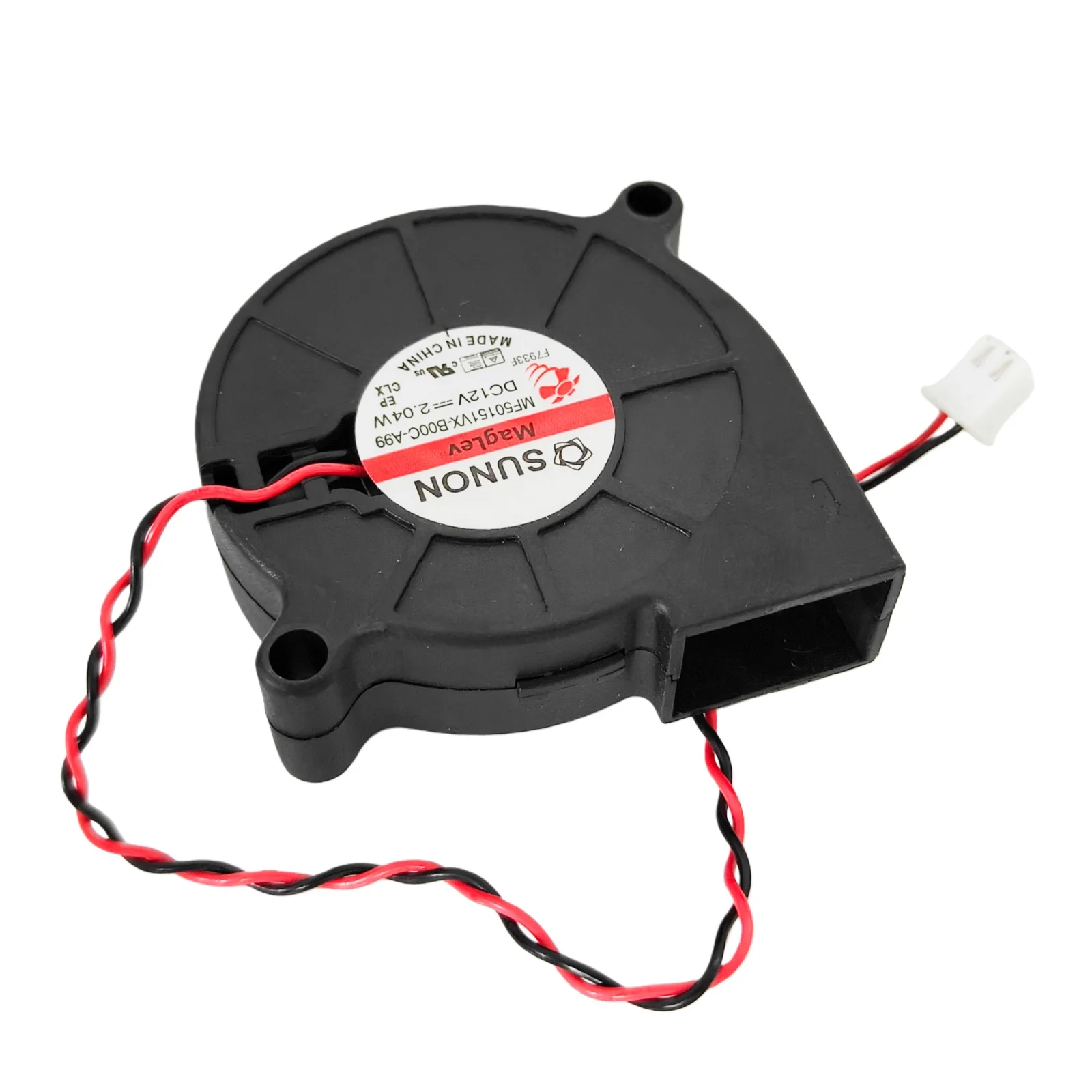 MF50151VX-B00C-A99 12V 0.17A 50x50x15mm Blower Fan Turbo Centrifugal Cooling Fan 6000RPM for Projector Stage Light