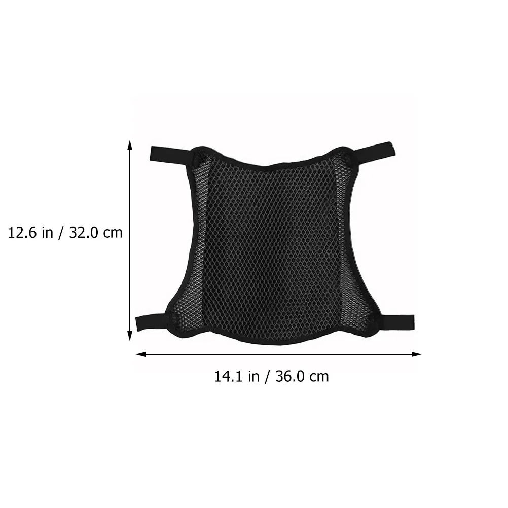 1Pcs Breathable Motorbike Seat Cushion Mesh Rubber Anti-Slip Cover Ergonomic Design Comfortable Summer Cushion Outdoor Driver