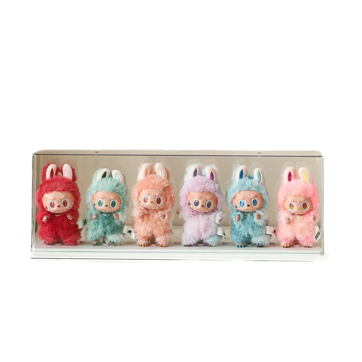 Transparent Plush Toy Doll Figurine Blind Box Storage Display Stand Cotton Doll Display Box for Labubu Acrylic Display Cabinet view 5