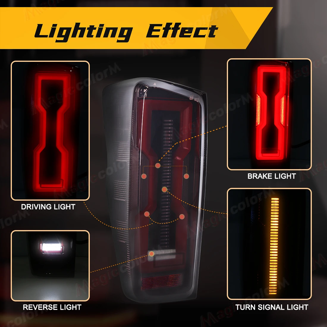 مصابيح خلفية ل ايسوزو D-Max DMax بيك اب 2020 2021 2022 LED القيادة بدوره إشارة عكس أضواء الفرامل اكسسوارات السيارات المصابيح الخلفية #3