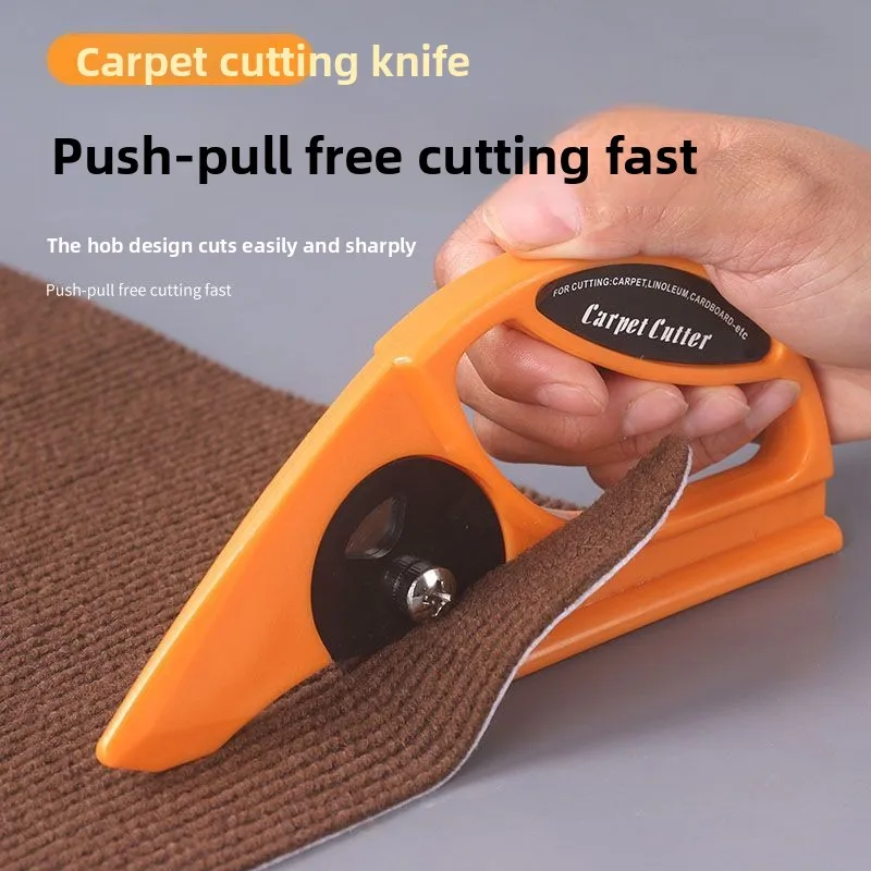 Multifunctional hob Cutting artifact Cutting knife Round roller Carpet cutting tool Universal type