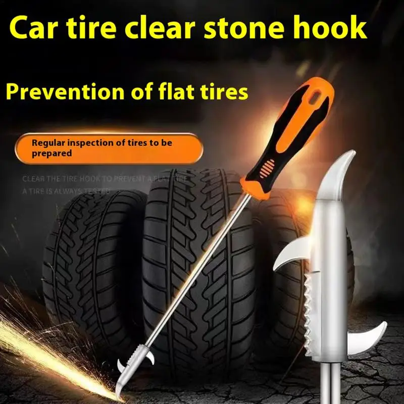 Tire Stone Removal Tool Vehicle Tire Groove Tool Multifunctional Tire Gravel Cleaning Tool Vehicle Tire Groove Tool Car Tire