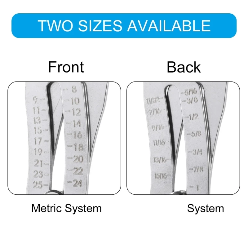 

Portable Precise Thread Size Checker Keychain Nut and Thread Checker Metric Size and Thread Identifiers Gauges