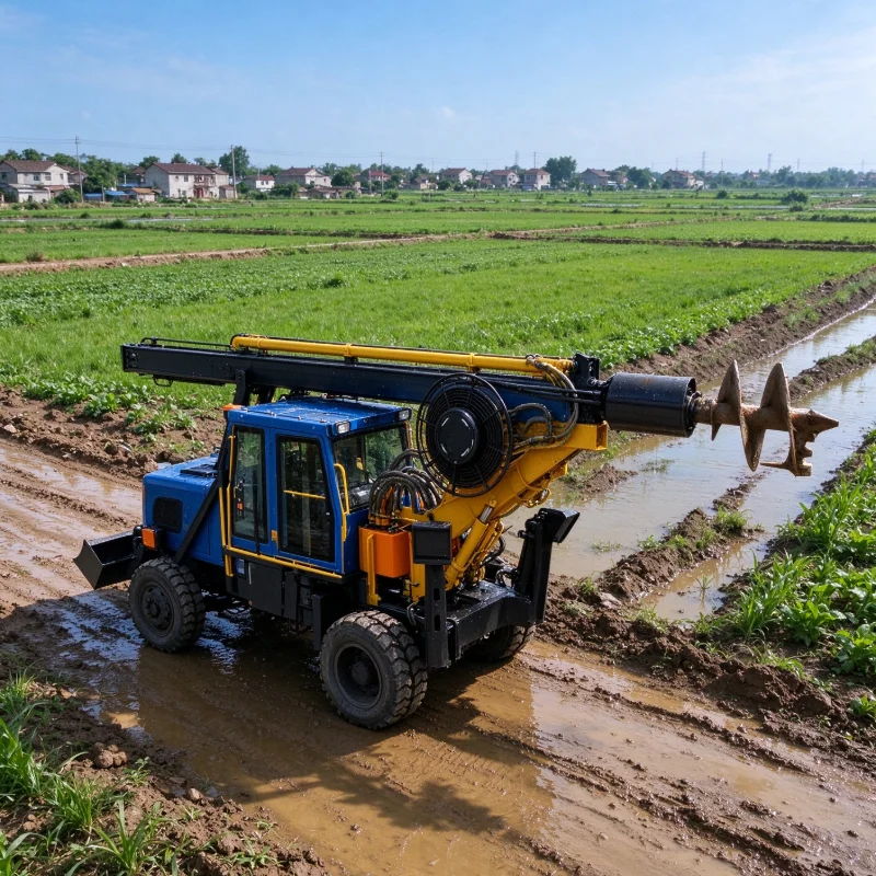 Industrial Hydraulic Rotary Drilling Rig for Water Well Foundation Pile and Geology Investigation Projects
