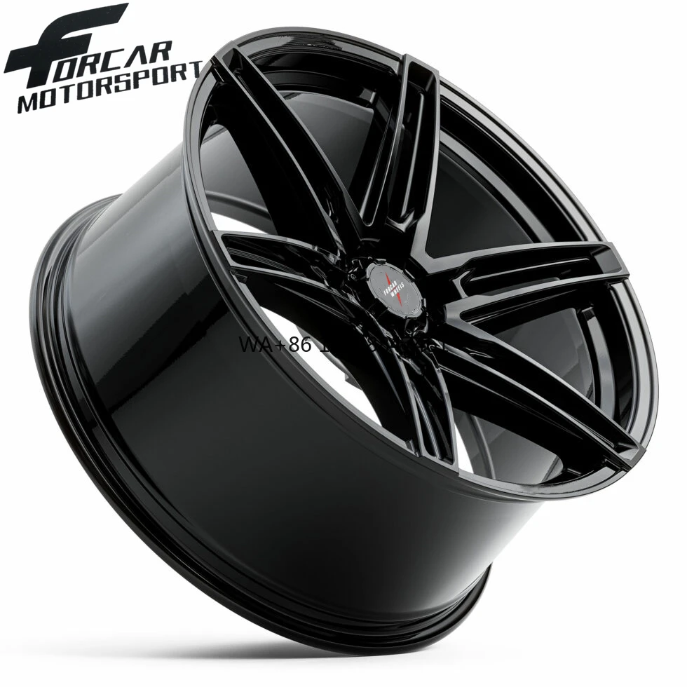 Forcar Aftermarket Best Price Popular Design Gloss Black 5*112 New Forged Wheels for XIAOMI AITO 007 001 009