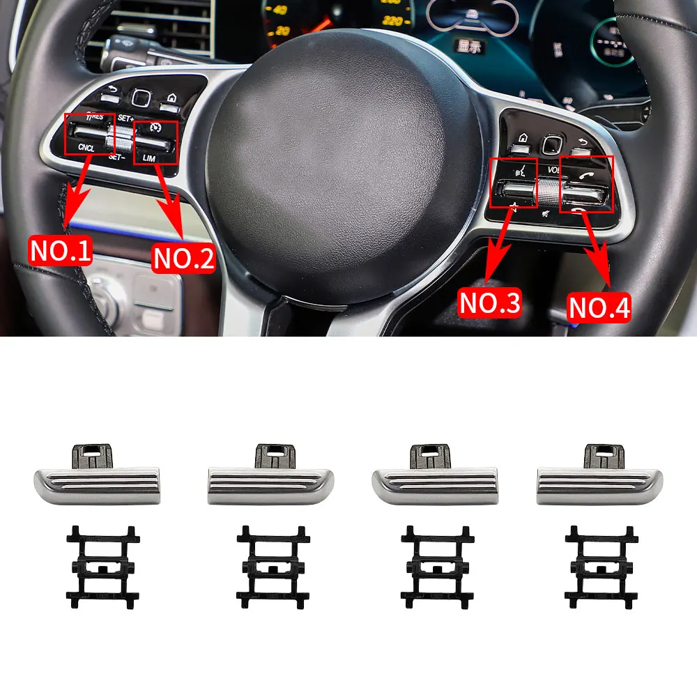 For Mercedes 167 Car Multi-Function Steering Wheel Control Switch Button For Benz GLE GLS Class GLE300 GLE400 GLS350 GLS450