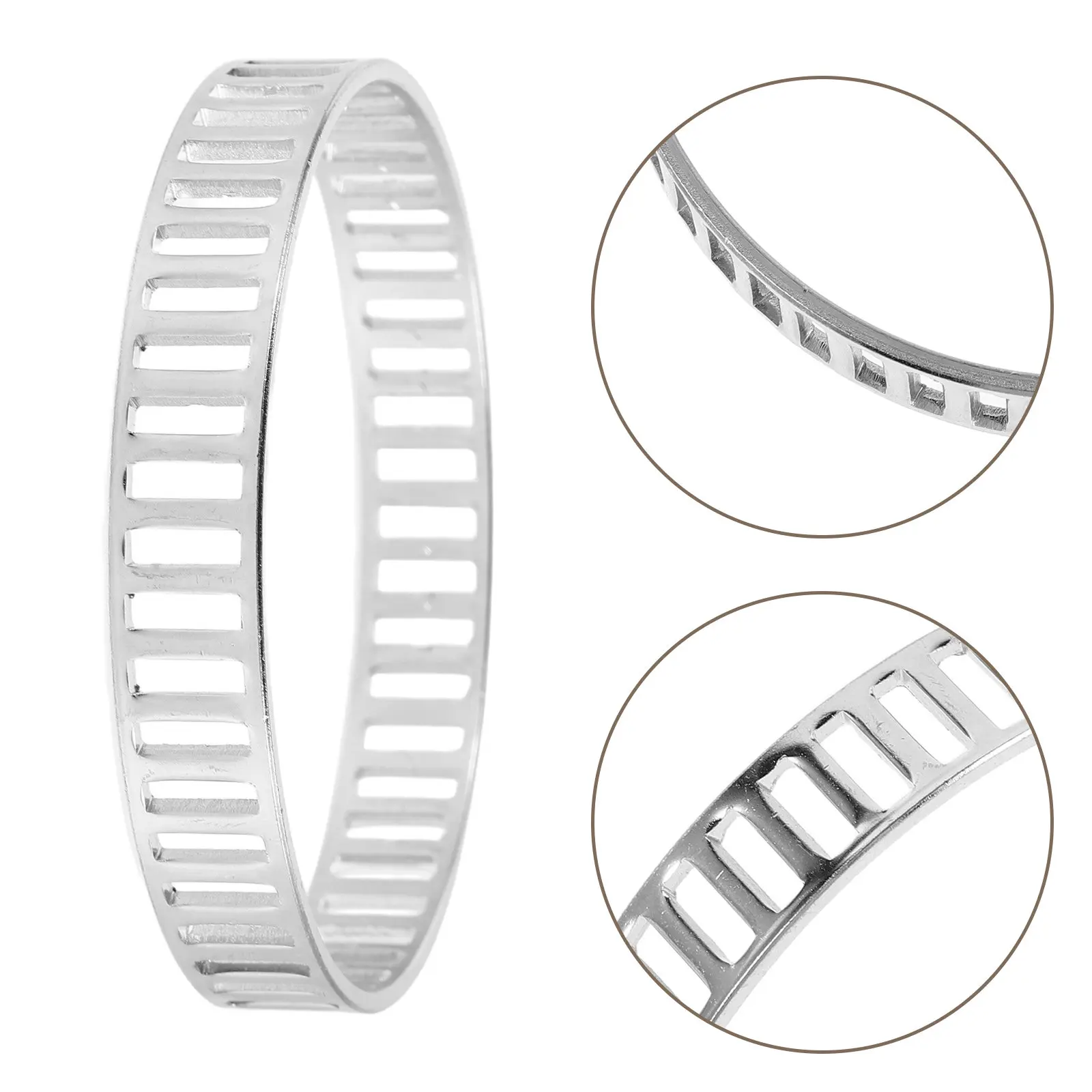 

ABS Reluctor Ring Drive Shaft Sensor Replacement 48 Teeth 8.5cm Diameter Precise Ring for Vehicle
