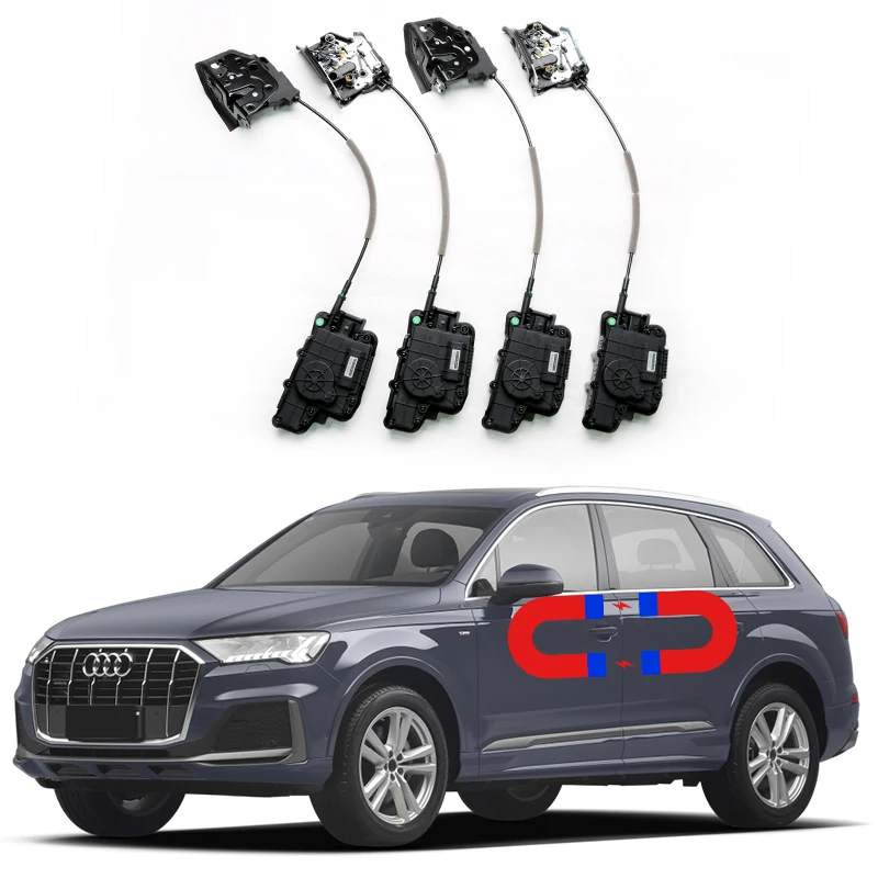 For Audi Q7 Electric suction door Automobile refitted automatic locks accessories door Soft Close auto Power tools