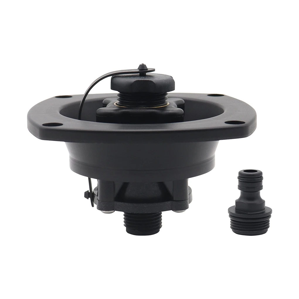 

Water Inlet With Pressure Regulator And Quick Connector Filler Entry RV Camper Accessories Water Black