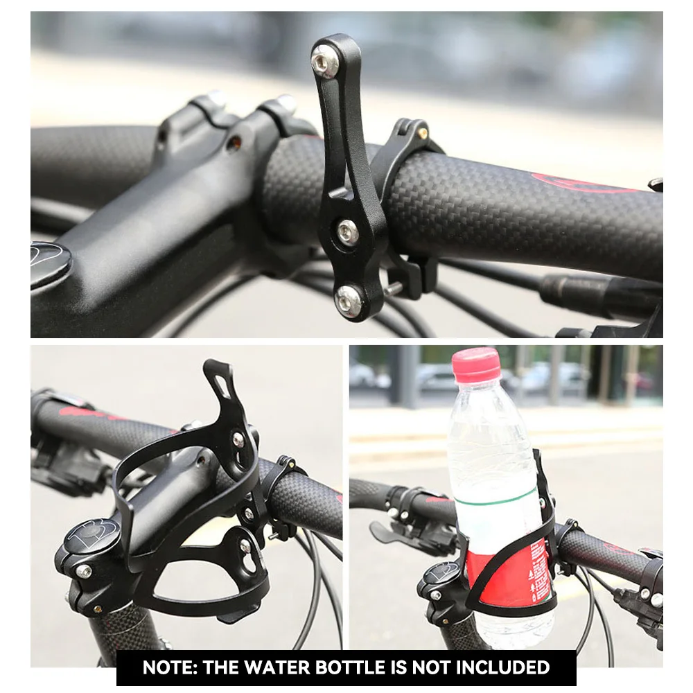 Adjustable Bicycle Bottle Cage Adapter Aluminum Alloy Bike Water Bottle Cage Holder Mount Adapter