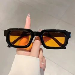 Vintage Square Sunglasses Woman Fashion Retro Sun Glasses Female Candy Colors Mirror Eyewear New Brand Designer Shades