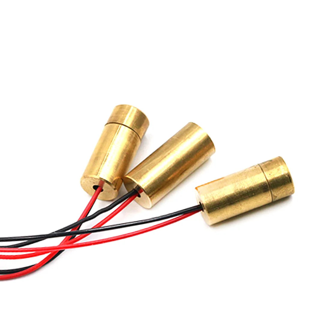 9MM Laser Head Line/Cross/Dot Red Laser Tube Laser Diode Semiconductor Laser Tube 3V 50mW Wavelength 650nm