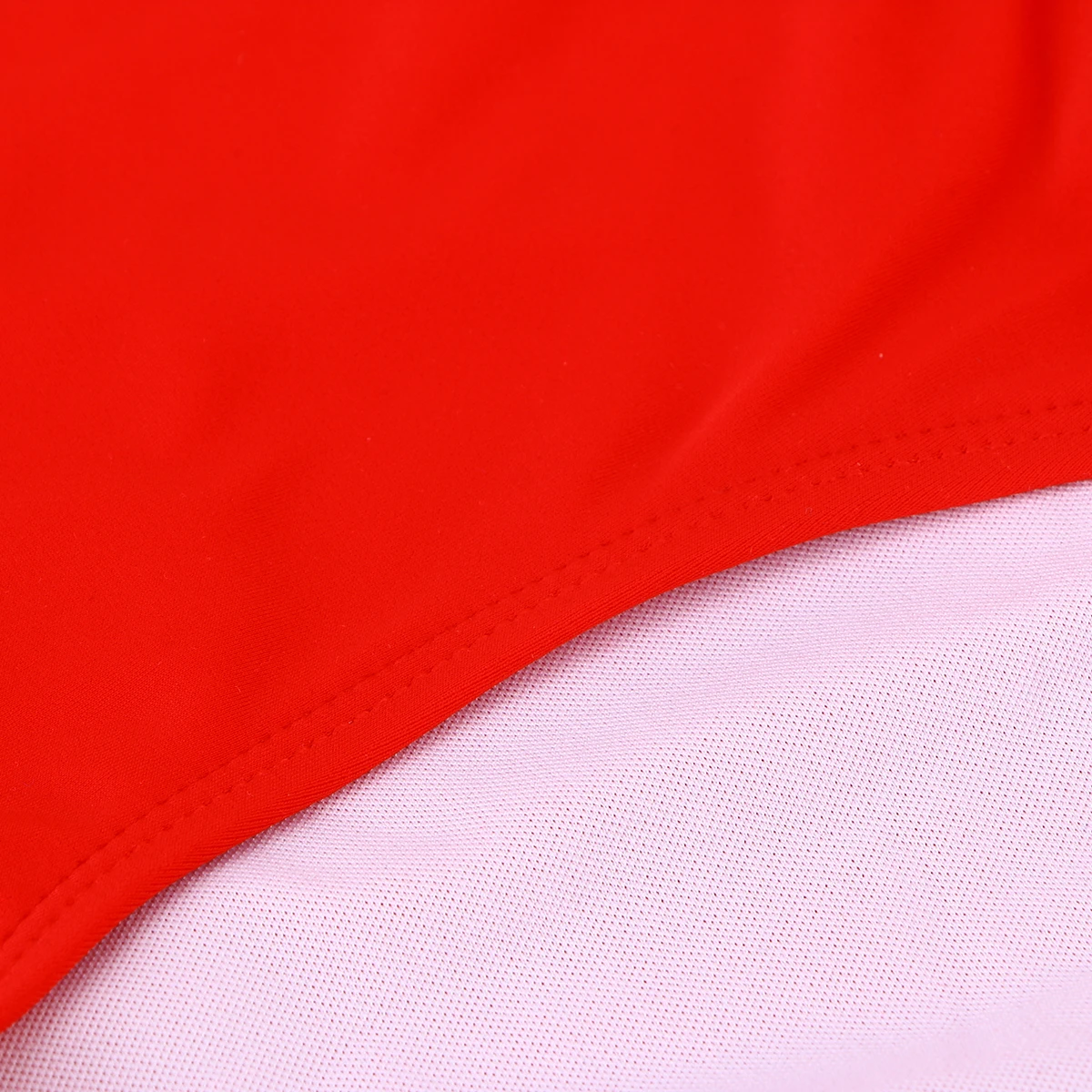 

Women One-Piece Swimsuit Red Size Sling Backless High Waist Solid Color Bathing Suit Swimwear Beach Women Bikini