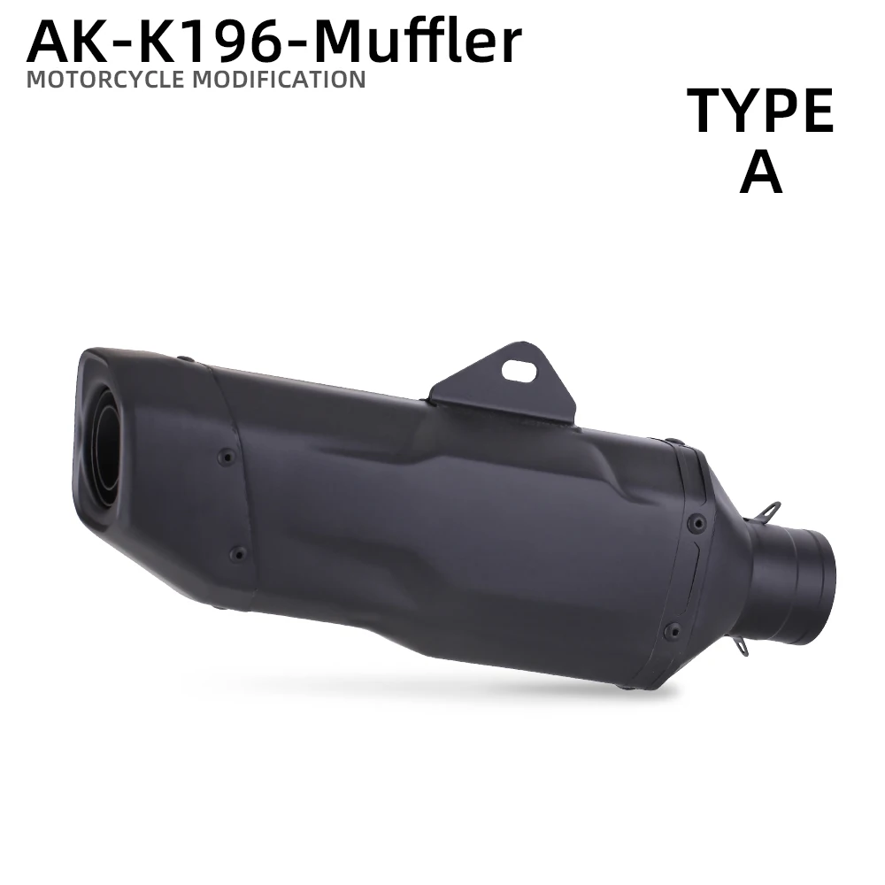 

Motorcycle Exhaust Kit Off-Road Moto 51MM Muffler With DB Killer For BMW S1000RR Z900 NMAX155 R6 FZ6 NC700 cbr150 RC390 R1 R3