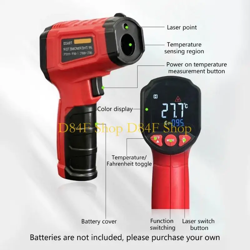 D84F Termometri senza contatto per uso industriale Design robusto e a risposta rapida