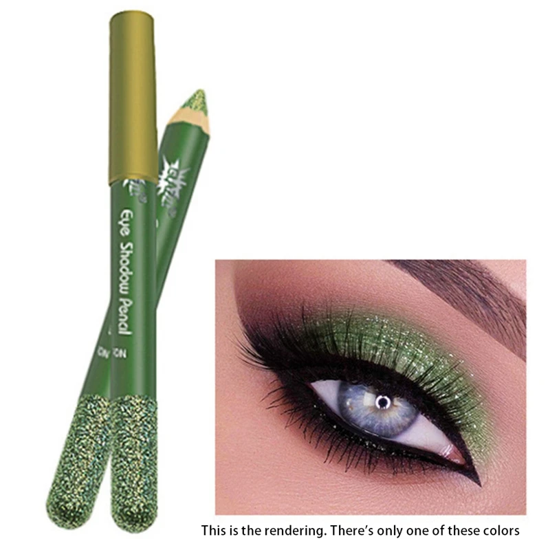 GLAZZI 1 ensemble 12 couleurs durable paillettes miroitant ombre à paupières stylo Eyeliner yeux outils de maquillage