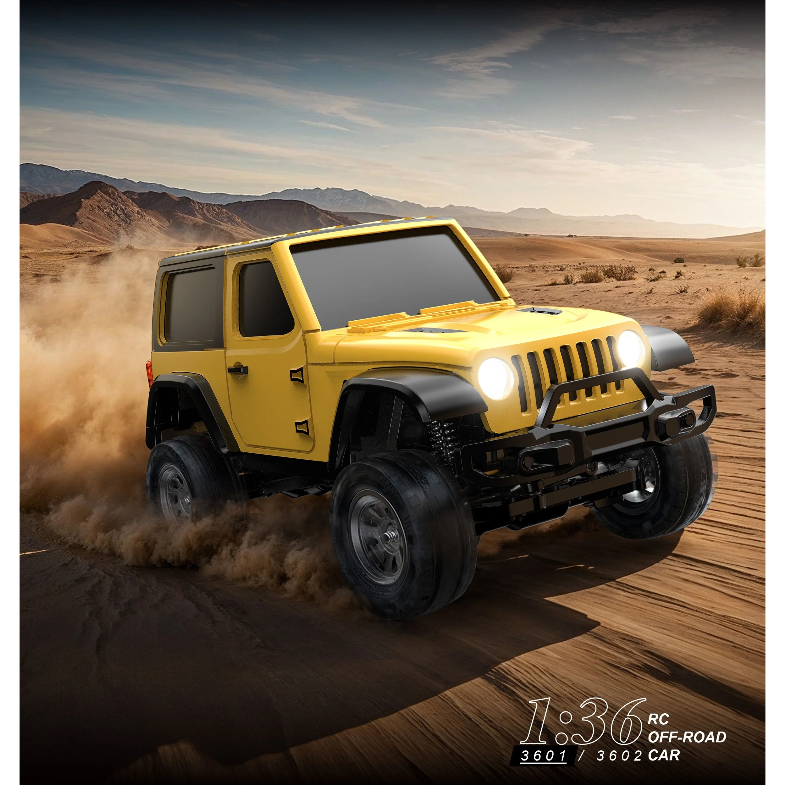 

Радиоуправляемый внедорожник-краулер 4WD 1/36 с подсветкой, 2.4ГГц, модель-игрушка, подарок на день рождения