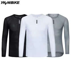 YKYWBIKE Cycling Base Layer Men Long Sleeve Bike Sports Shirt Bicycle Underwear Racing Bicycle Shirt  MTB Clothing Breathable