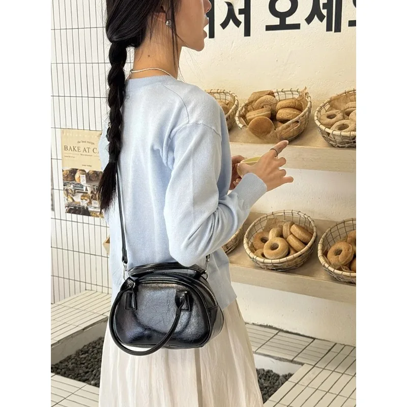 كوريا الجنوبية 2025 ذات الاهتمام الخاص حقيبة صغيرة مربعة حقيبة أنثى رائعة ومتعددة الاستخدامات الكتف Crossbody البولينج B...