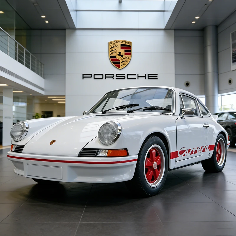 Welly 1:24 porsche 911 carrera rs 1973 liga carro diecasts & veículos de brinquedo modelo de carro em miniatura escala modelo de carro brinquedo para crianças