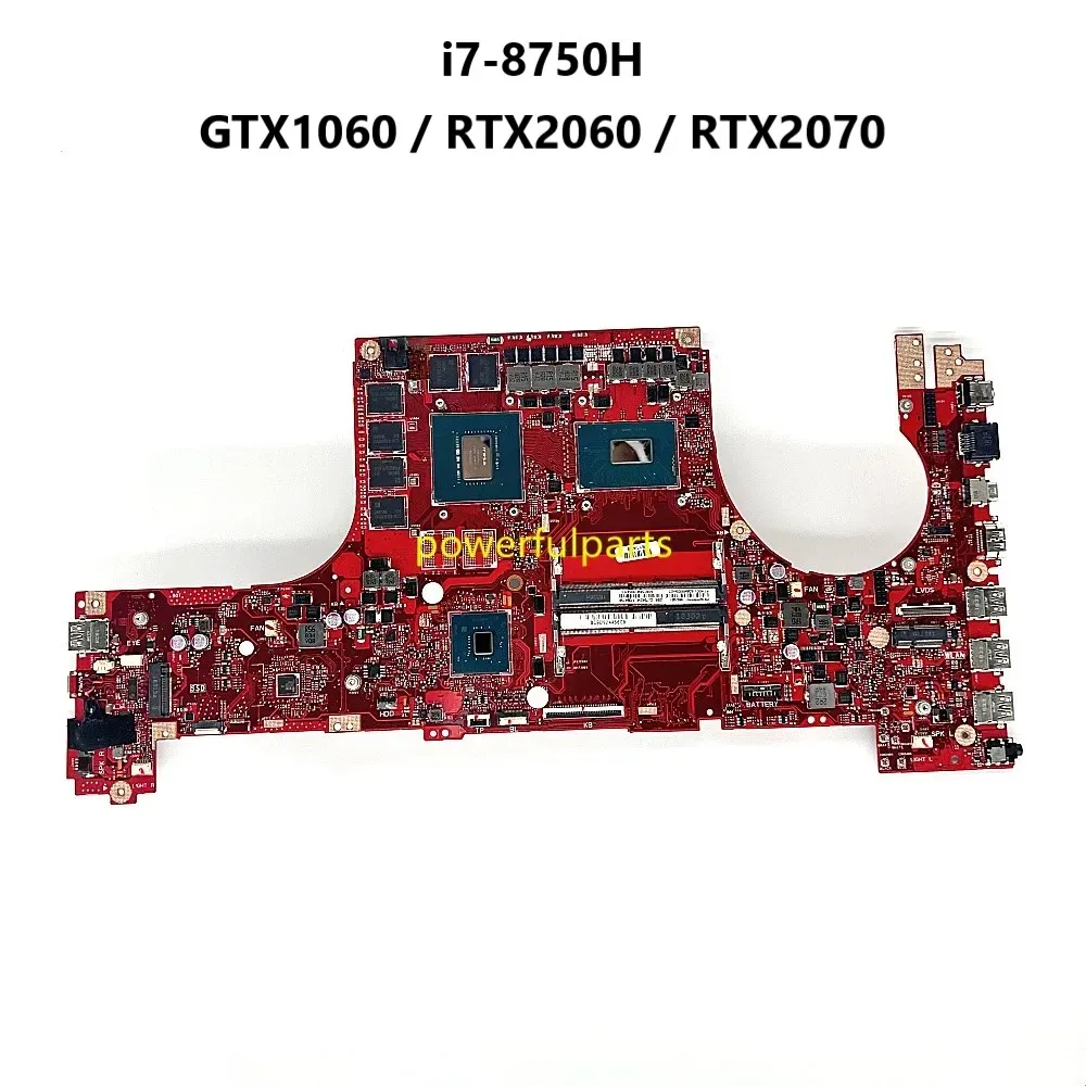 

Материнская плата для Asus Gl704 GL704GM Rev.2.0 i7-8750H Cpu GTX1060 RTX2060 RTX2070 grphain работает хорошо