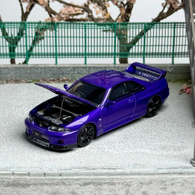 FH 1/64 NISSAN GT-R R33 Nismo S-Tune Skyline Alloy Toy Motor Vehicle Diecast Metal Model Gifts