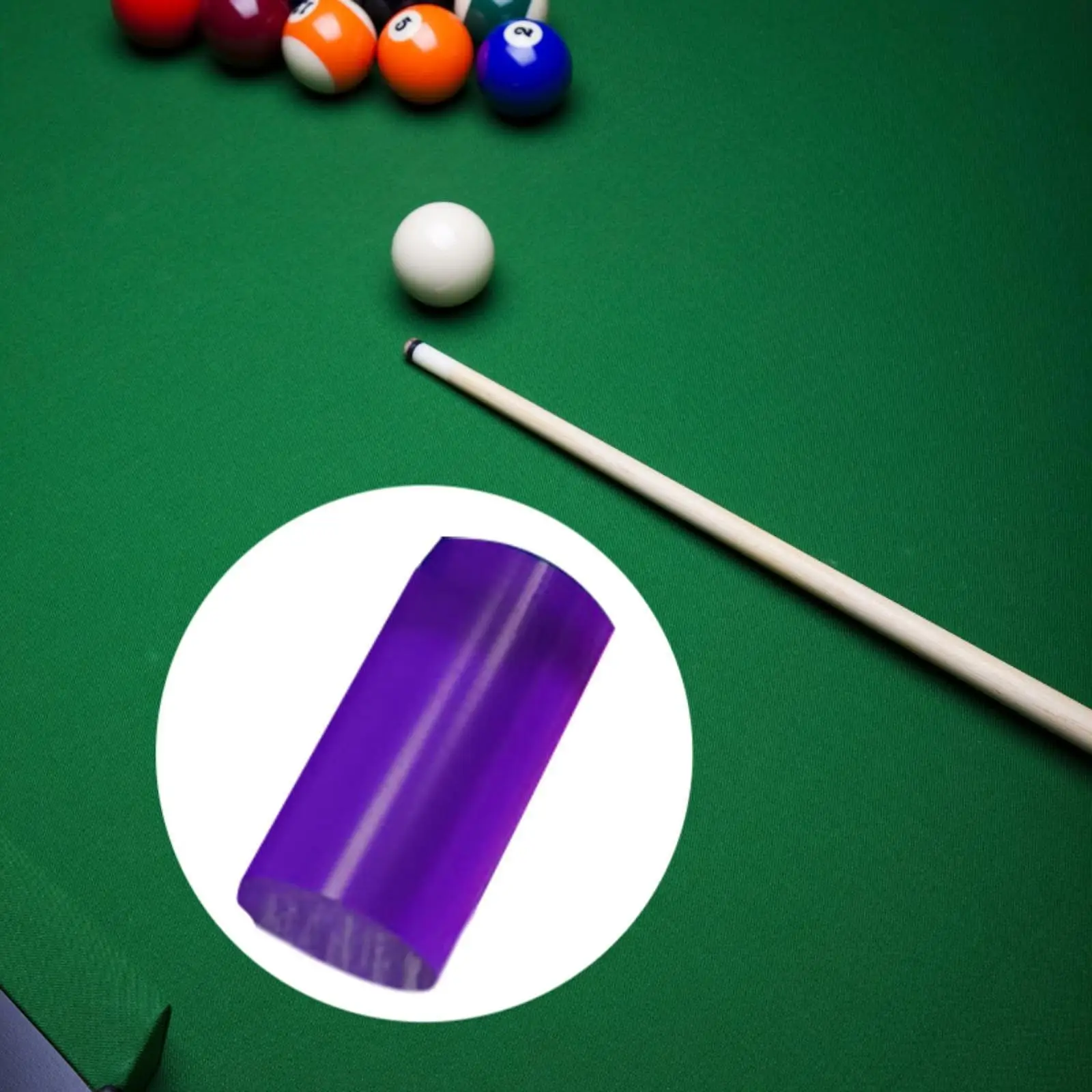 Billiards Repair Tool Ferrule Acrylic Cue Tip Replacement Tube Durable Accessory for Cue Stick Servicing