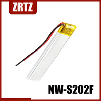 New ZRTZ 250mAh Battery for Sony Walkmen NW-S202F NW-S200F NW-S203F NW-S204F NW-S205F 2-Wire
