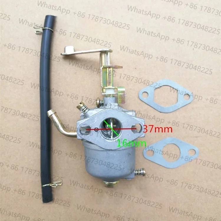 154F Carburetor with gasket tube For 154F 154 engine Power Equipment 1800 1500 Watts 2.4HP 2.6HP 156F 1KW Gas Generator Carby