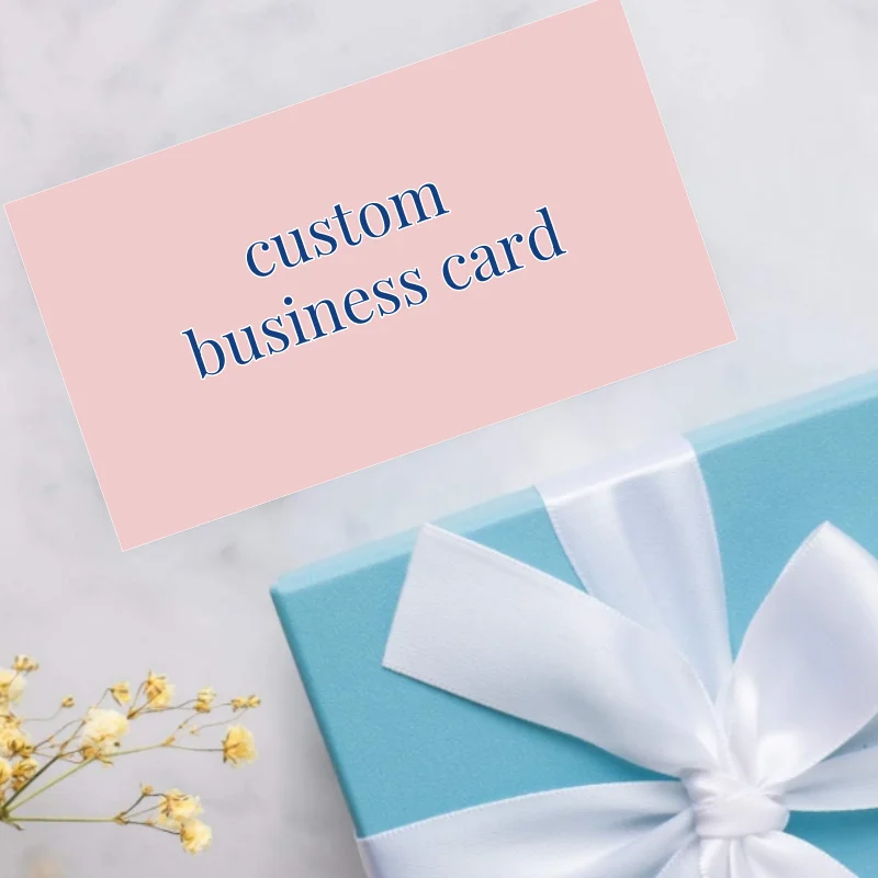 500 pcs Custom Cards Thank You Cards Full color double-sided printing Gift decoration card