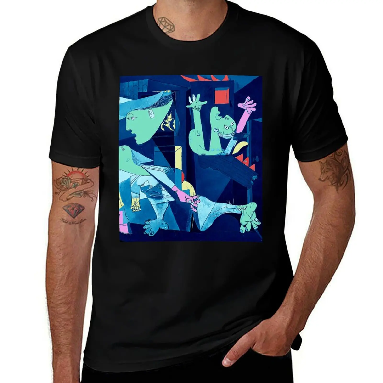 GUERNICA POP T-Shirt Christmas Theme Tee Top T-Shirt