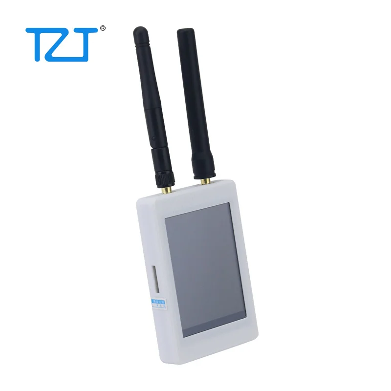 TZT Portable ESP32 Marauder Development Board 1.7.2 Firmware GPS Positionierung 2,8-Zoll-Bildschirm mit schwarz/weißem 3D-gedrucktem Gehäuse