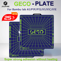Juupine GECO PLA Plate No Heating For Bambu lab X1 Build Plate Pei Sheet 257x257 For Bambu Lab A1/P1P/P1S/X1C/X1E For Bambulab