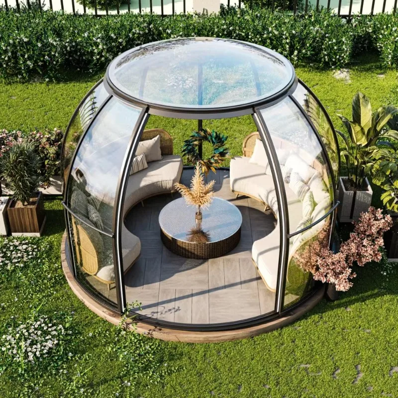 Luxury Outdoor Inflatable Bubble House Transparent Starry Sky Tent Family Camping Room Waterproof Garden Gazebo Event Tent