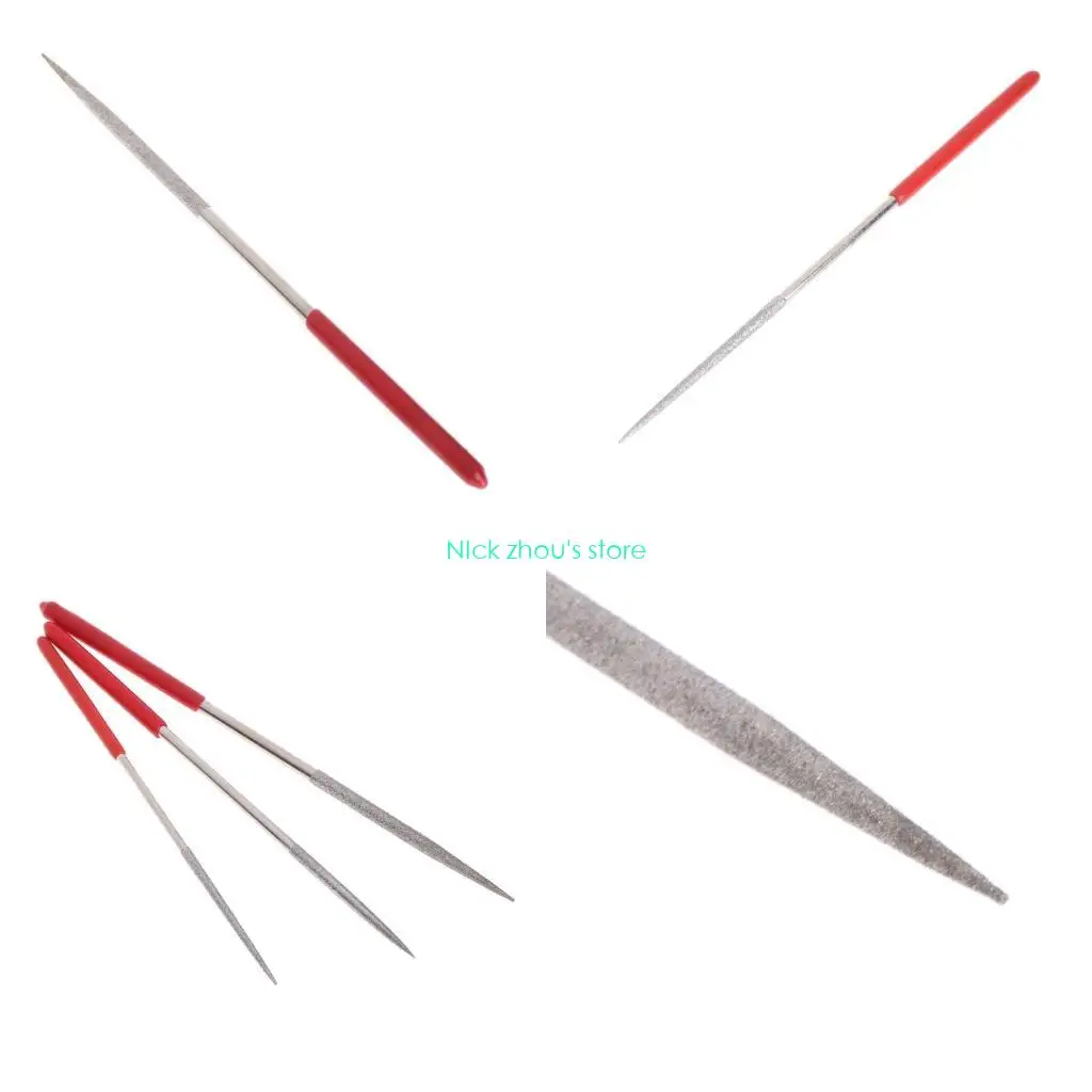 

E15E Diamond Tipped Bead Reamer Beading Hole Enlarger Tool Beading Hole Enlarger Tool for DIY Jewelry Making 3/4/5mm