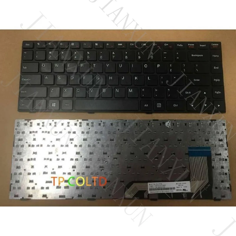 A+ New For Lenovo Ideapad 100 14 100-14IBY Keyboard US Black Frame Black Win8
